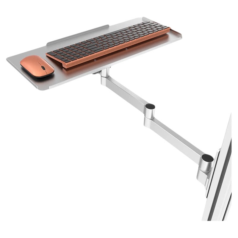 Keyboard Tray Under Desk - Rak Penyimpanan Gantung Kantor, Braket Ayun