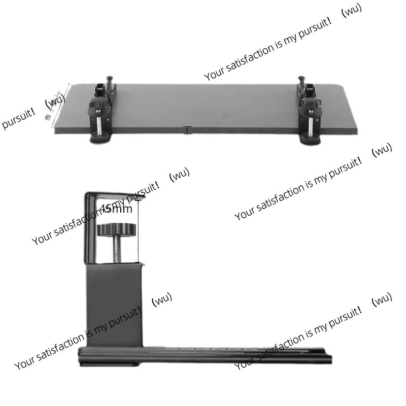 Keyboard Tray Under Desk - Braket keyboard komputer tanpa lubang, pemasangan