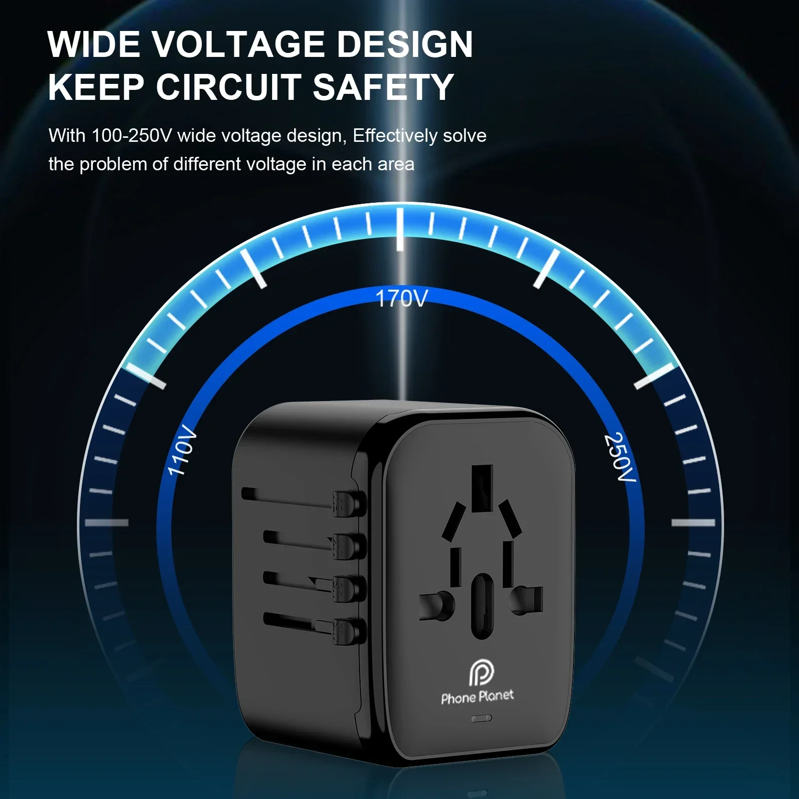 Home Office Vivo - Pengisi Daya Perjalanan Pintar 45W dengan