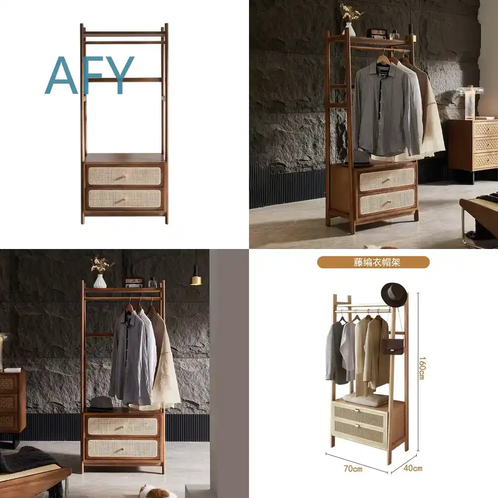 Home Office Of Ikea - Rak Mantel Rotan Gaya Jepang Sandy