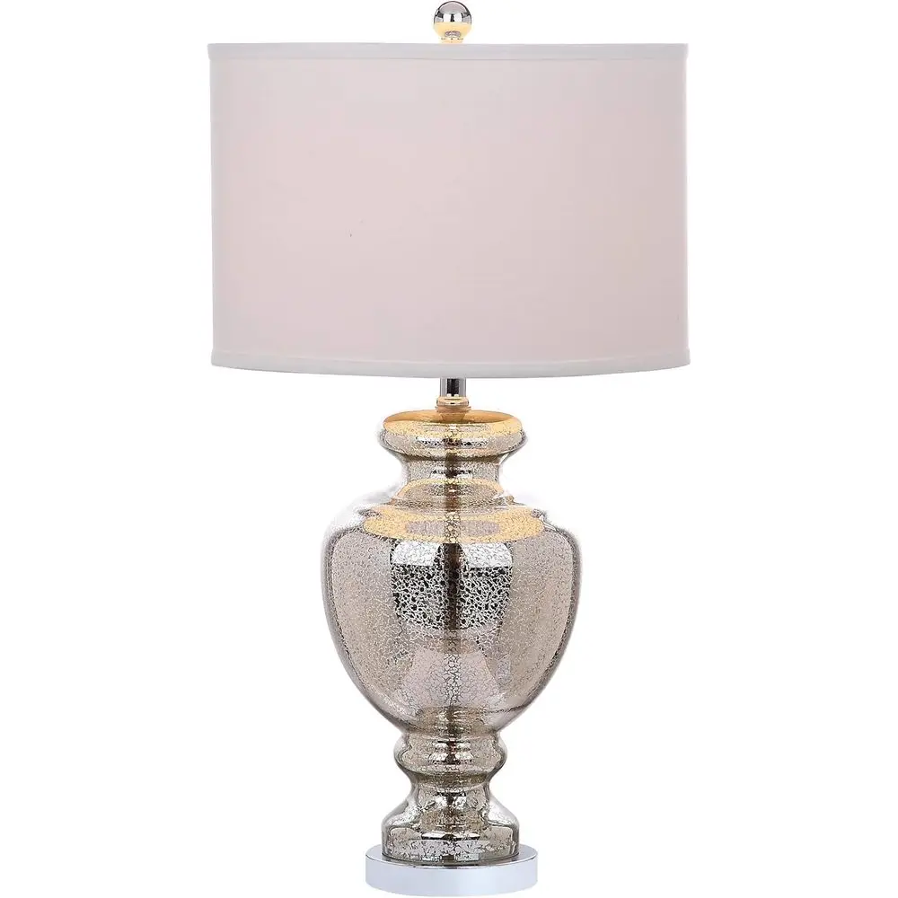Home Office Room - Lampu Meja Kaca Retak Perak Merkurius