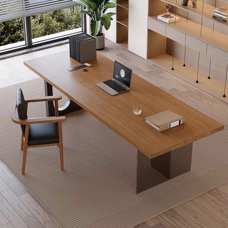 Home Office Room - Meja Kantor Kayu Mengambang Akrilik Italia