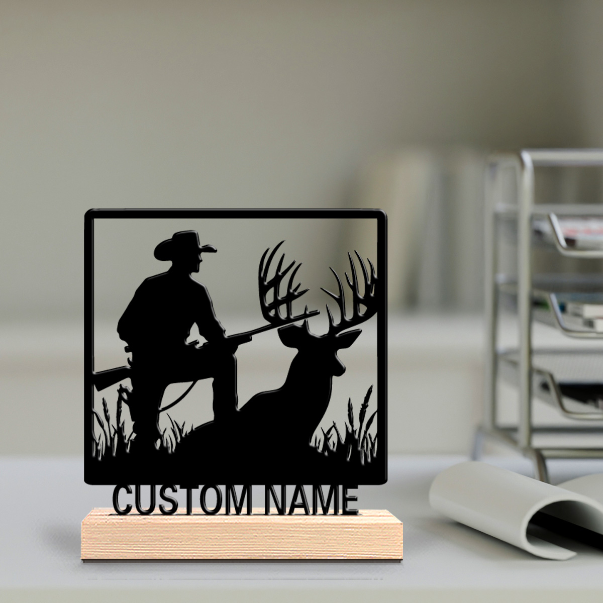 Home Office Industrial Style - 1pc Desain Baru Patung Rusa Logam