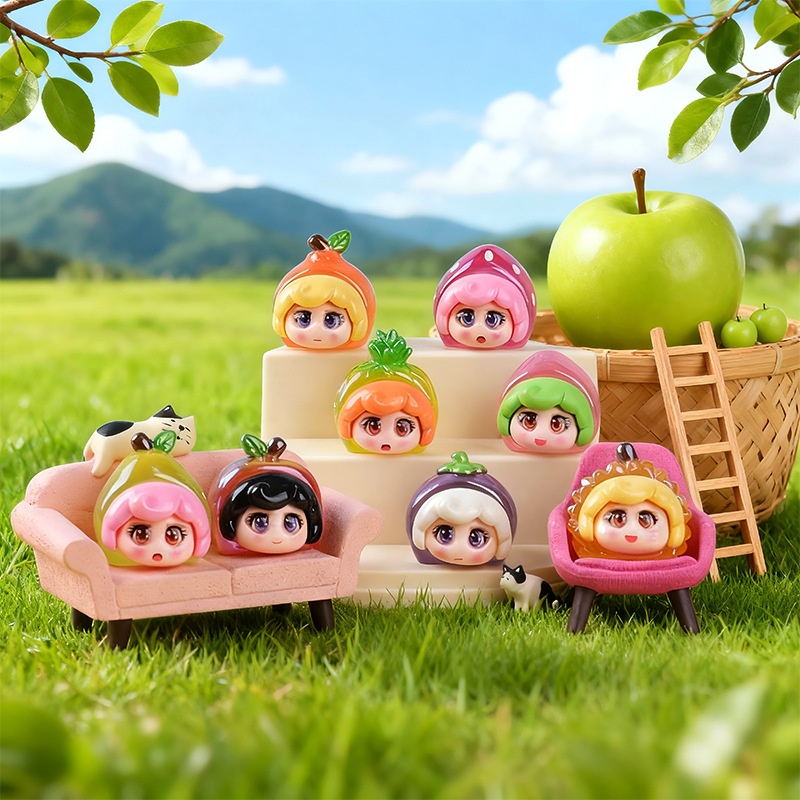 Home Office Ideas - Manik-manik Kotak Misteri Buah Lucu, Figur