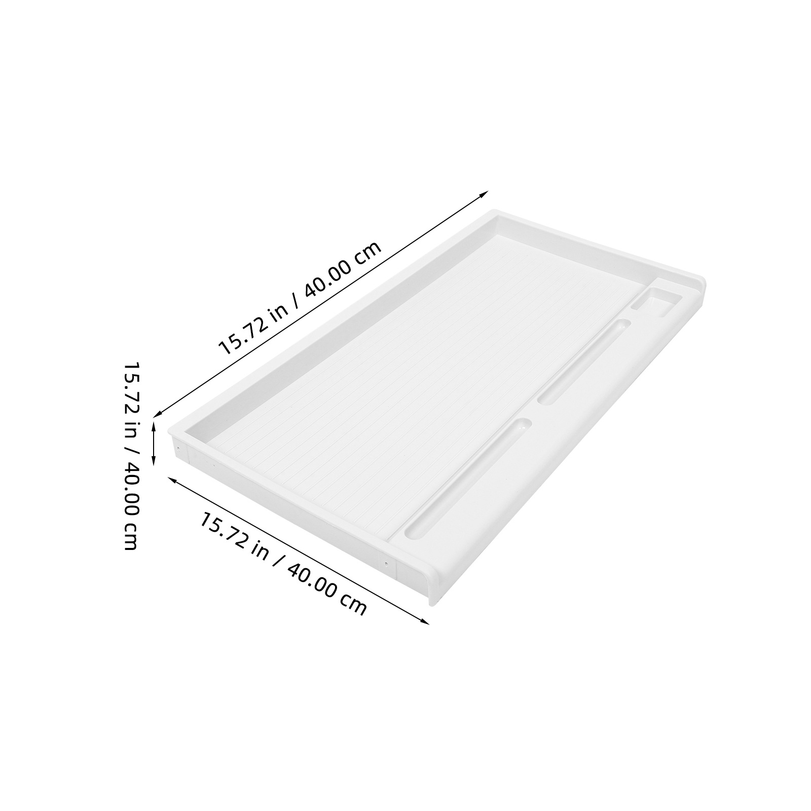 Keyboard Tray Under Desk - Baki Penyimpanan Keyboard Tipe Laci Plastik