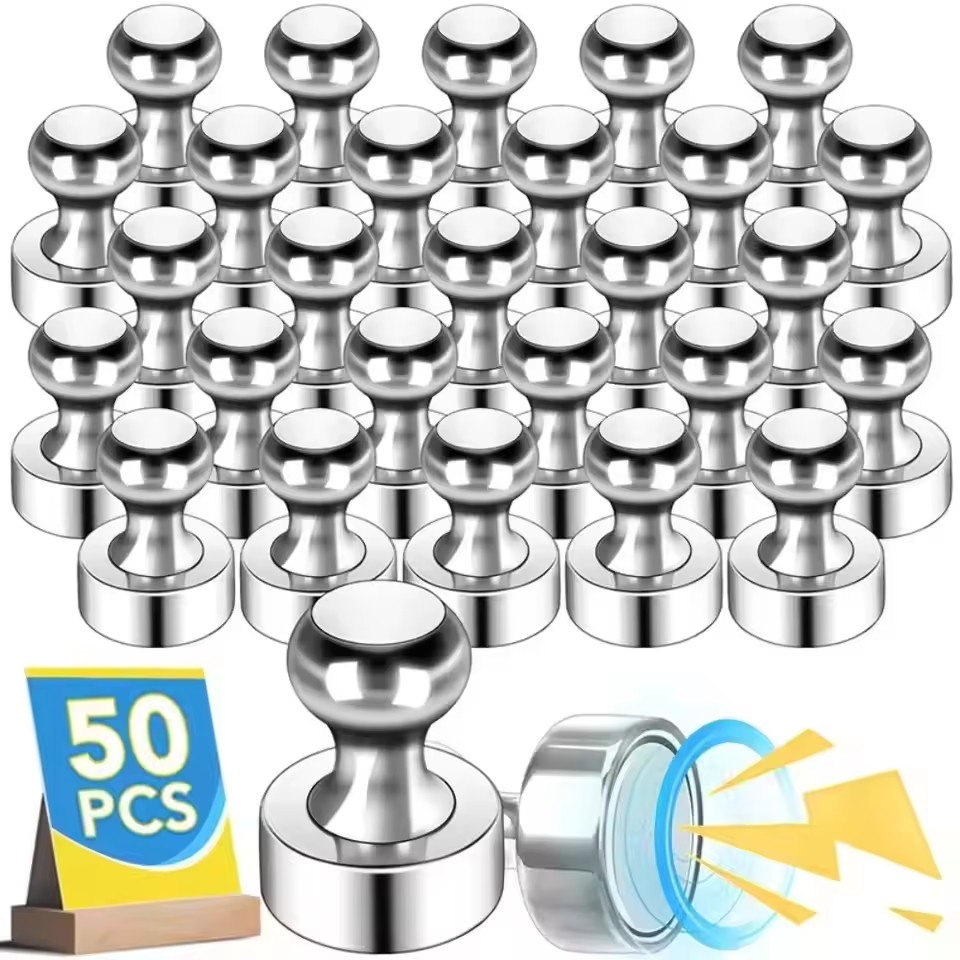Whiteboard Magnetic - 50/1 Buah Peniti Magnetik Neodymium Magnet