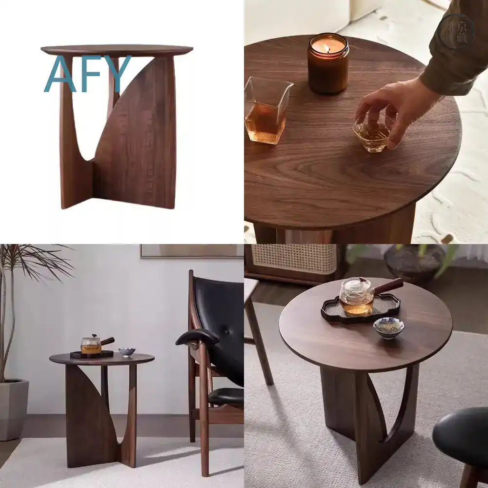Home Office Of Ikea - Meja Kopi Kayu Solid dengan Tepi