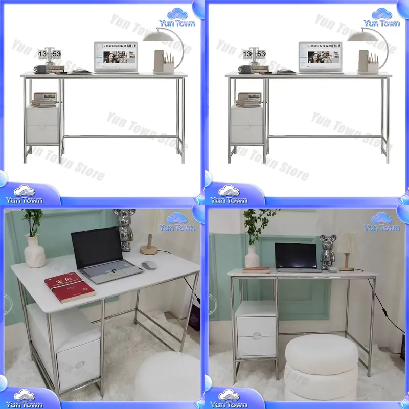 Home Office Of Ikea - Meja Komputer Sederhana Warna Krem untuk