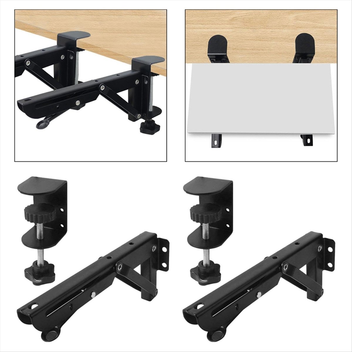 Grand 2 Buah Rak Keyboard Lipa - Keyboard Tray Under Desk ulasan dan harga