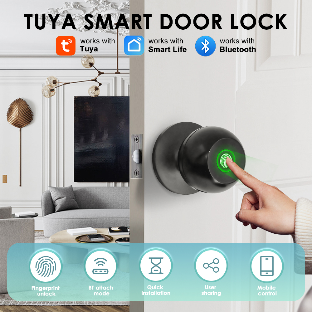 Kunci Pintu Elektronik Tuya, K - Home Office Immigration ulasan dan harga