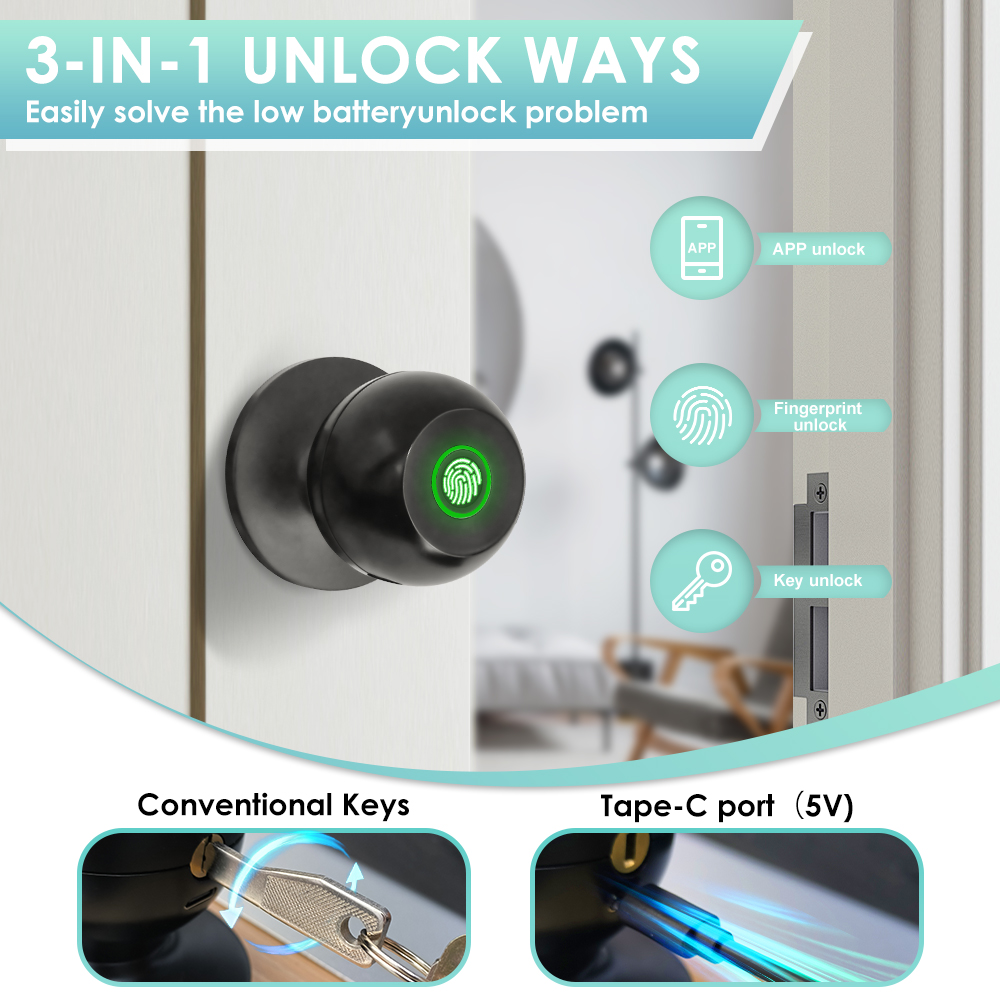 Kunci Pintu Elektronik Tuya, K - Home Office Immigration ulasan dan harga