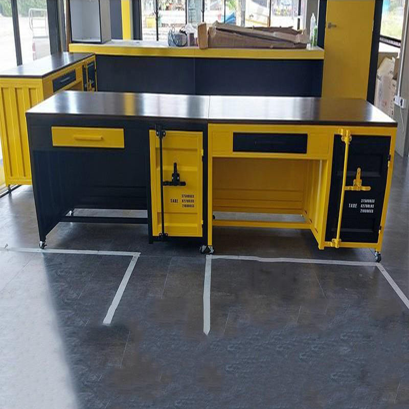 Meja komputer bergaya industri - Home Office Industrial Style ulasan dan harga
