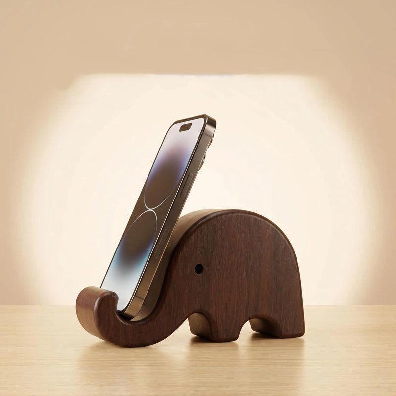 Penyangga Ponsel Kayu Solid Se - Home Office Ideas ulasan dan harga