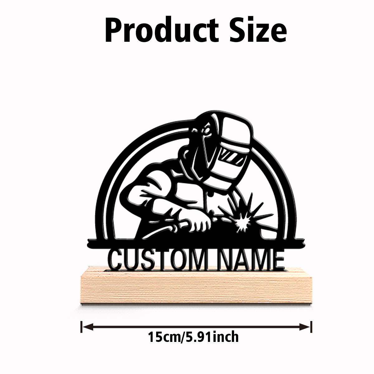 1pc Dekorasi Dinding Kayu deng - Home Office Industrial Style ulasan dan harga