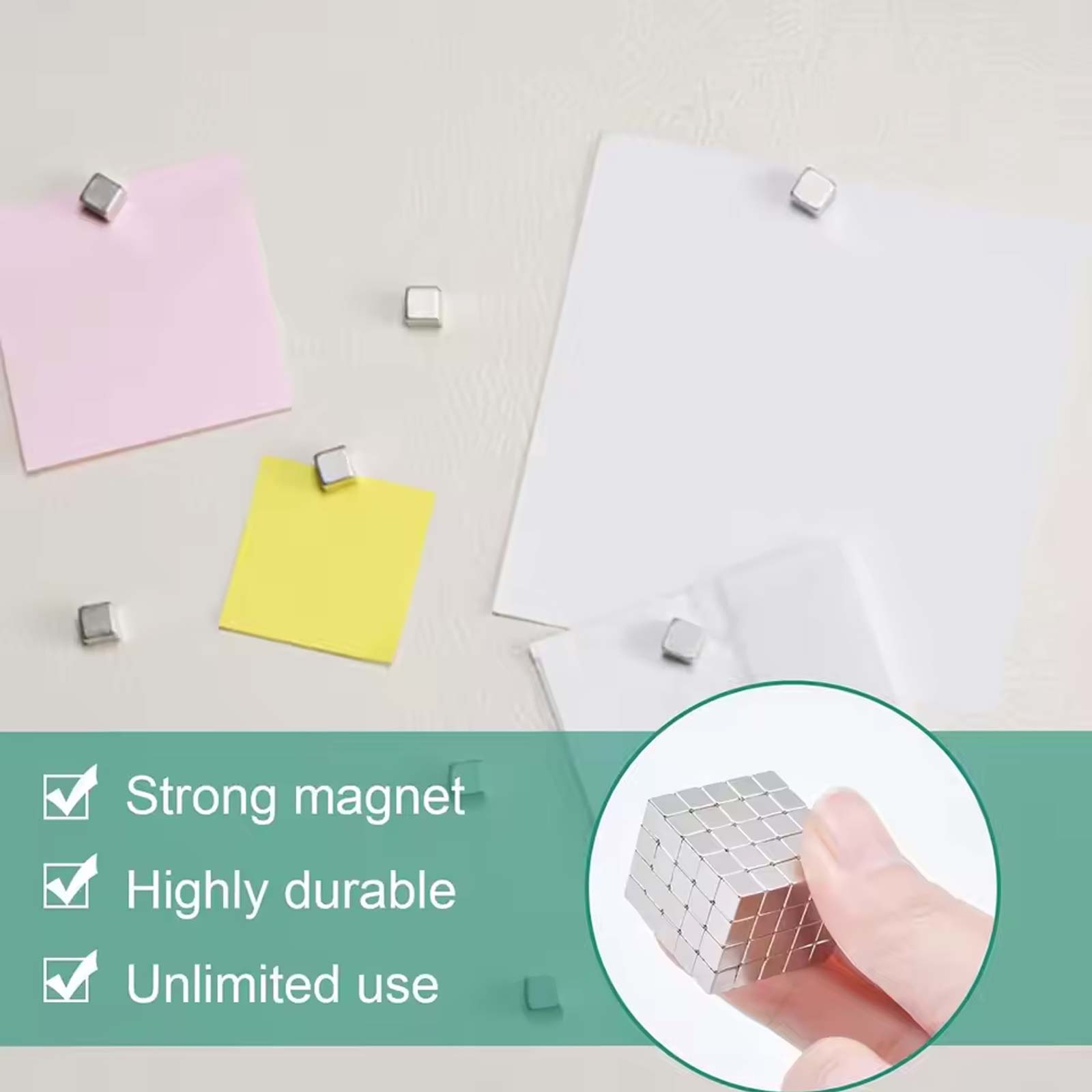 50/100 Buah Kubus Magnetik Per - Whiteboard Magnetic ulasan dan harga