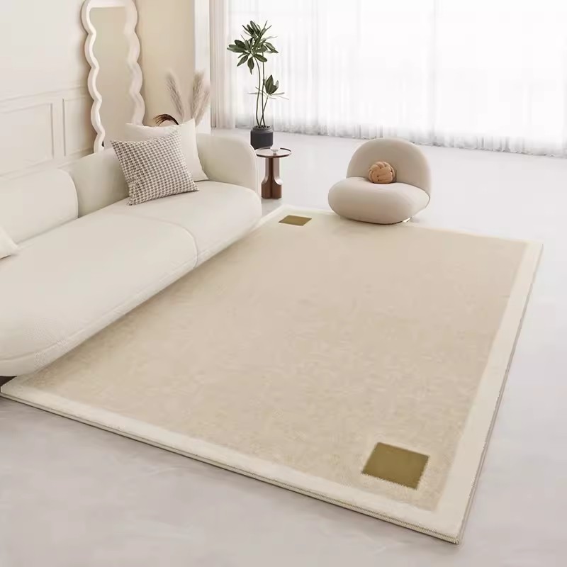 VIKAMA Karpet Flanel Gaya Krim - Home Office Rug ulasan dan harga