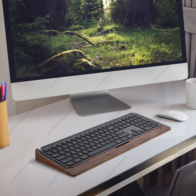 Rak Keyboard Kayu Solid dengan - Keyboard Tray Under Desk ulasan dan harga