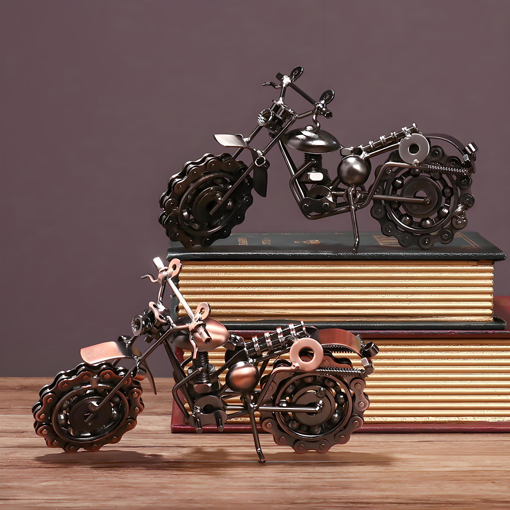 Model Sepeda Motor Besi Buatan - Home Office Industrial Style ulasan dan harga