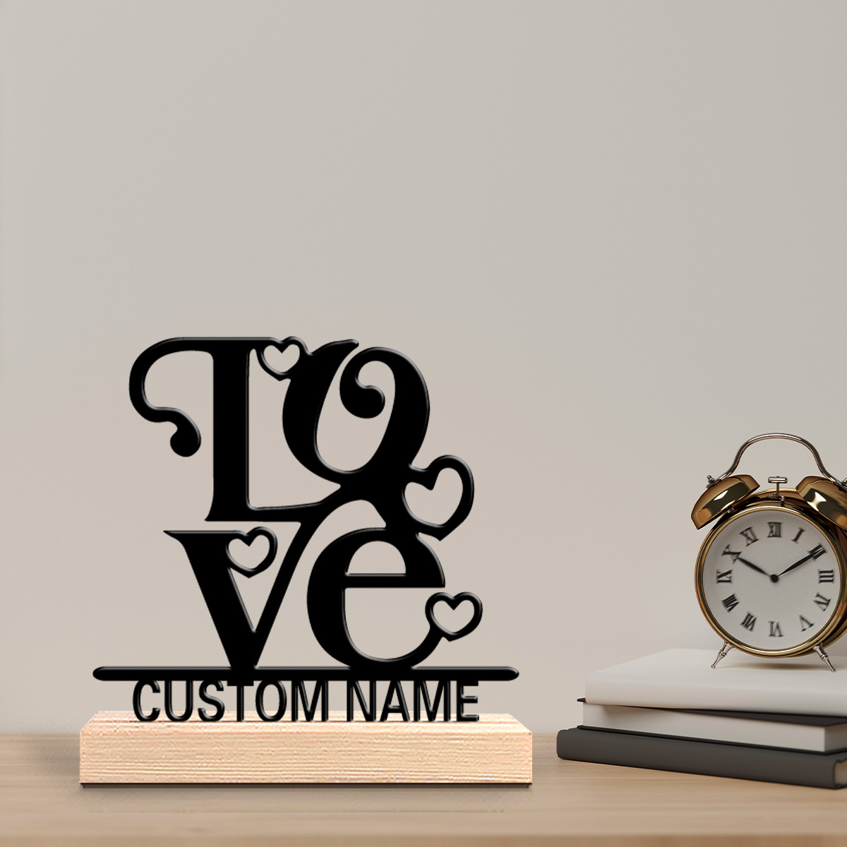 1pc Patung Logam Cinta Romanti - Home Office Industrial Style ulasan dan harga