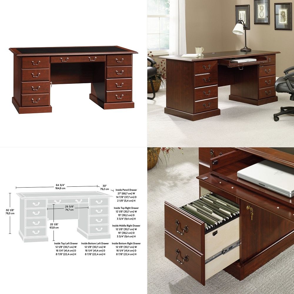 Meja untuk Dua Orang, Meja Eks - Home Office With Two Desks ulasan dan harga