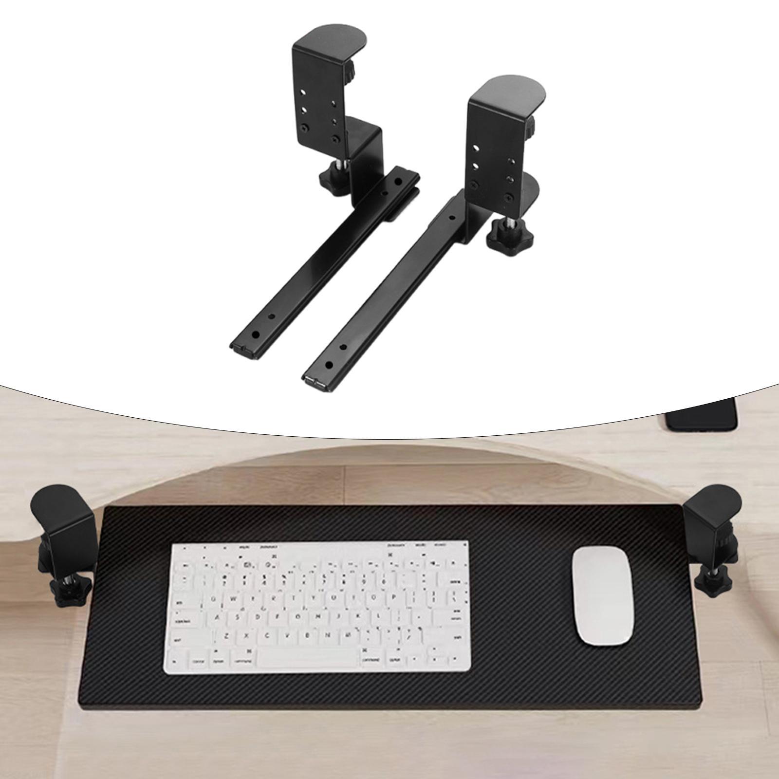 2 buah baki keyboard di bawah  - Keyboard Tray Under Desk ulasan dan harga