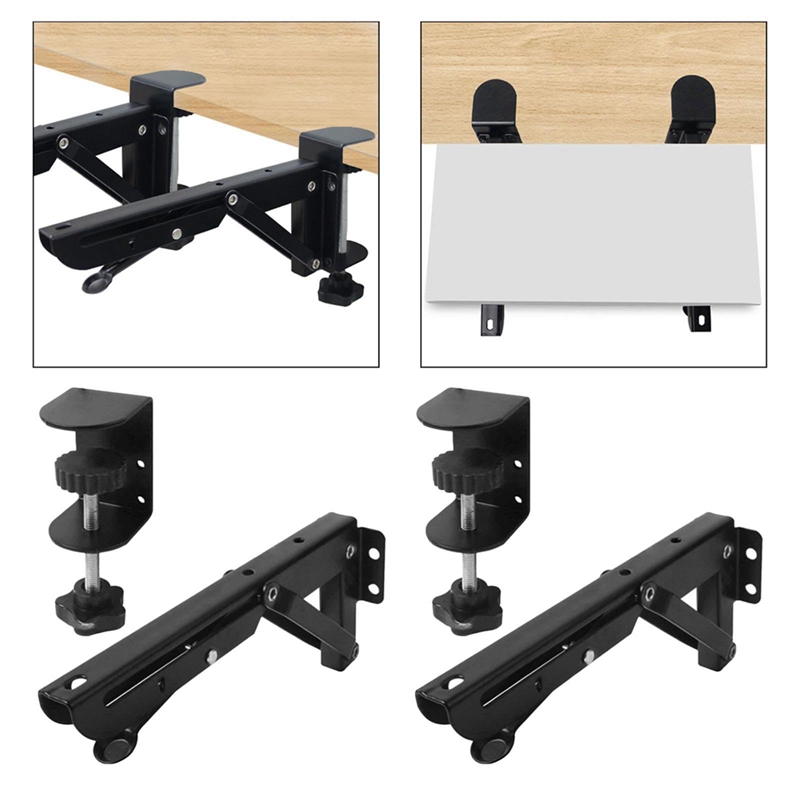 2 Buah Braket Lipat Baki Keybo - Keyboard Tray Under Desk ulasan dan harga