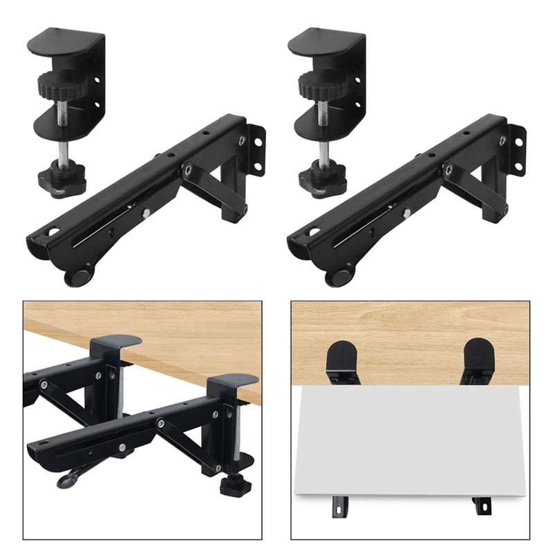 2 Buah Braket Lipat Baki Keybo - Keyboard Tray Under Desk ulasan dan harga