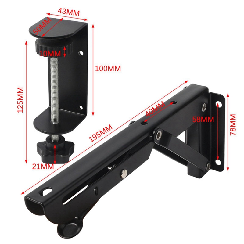 2 Buah Braket Lipat Baki Keybo - Keyboard Tray Under Desk ulasan dan harga