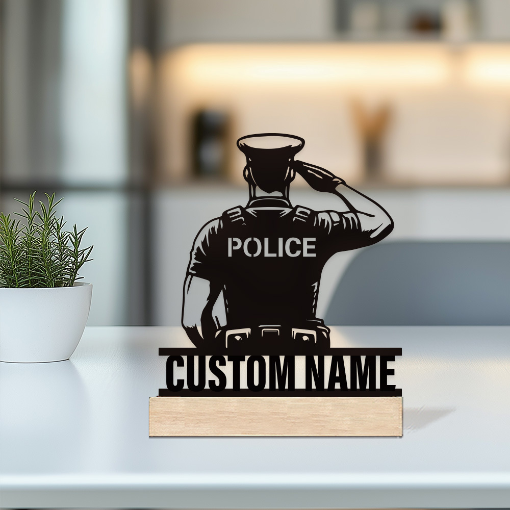 Lencana Polisi Logam Personal, - Home Office Ideas ulasan dan harga