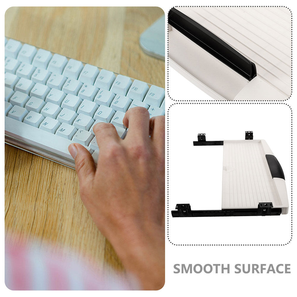 1Set Laci Keyboard Geser di Ba - Keyboard Tray Under Desk ulasan dan harga