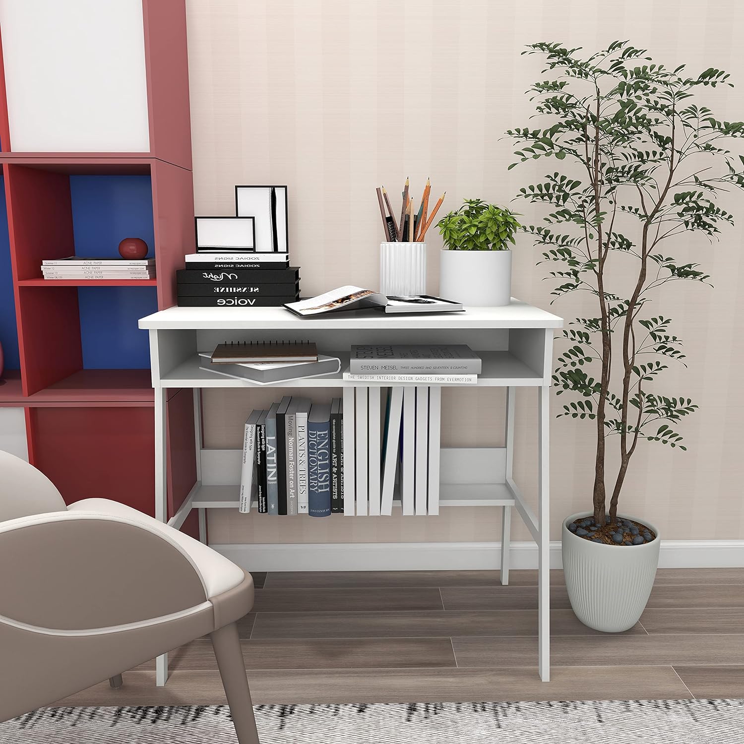 ！@Combohome Meja Kantor Perabo - Home Office With Two Desks ulasan dan harga
