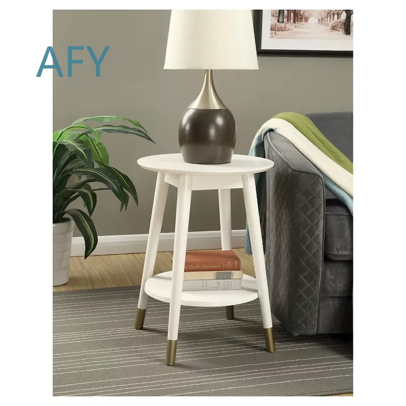 Meja Samping Kayu dengan Kompa - Home Office Of Ikea ulasan dan harga