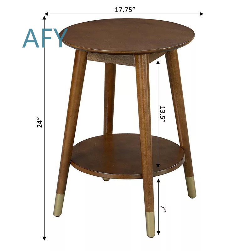 Meja Samping Kayu dengan Kompa - Home Office Of Ikea ulasan dan harga