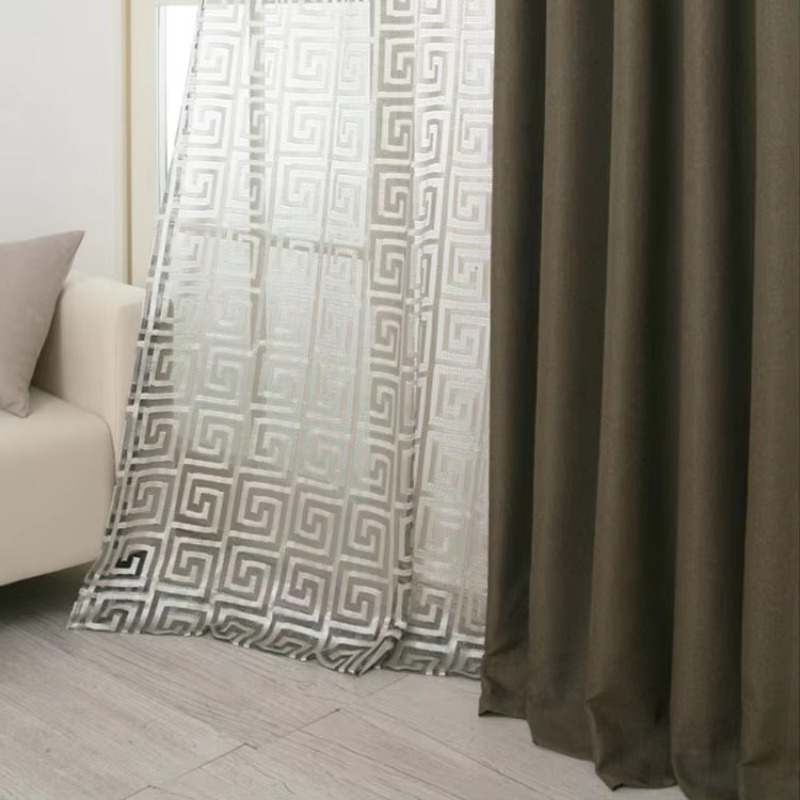 2025 Tirai Pola Geometris Xing - Home Office Buy ulasan dan harga