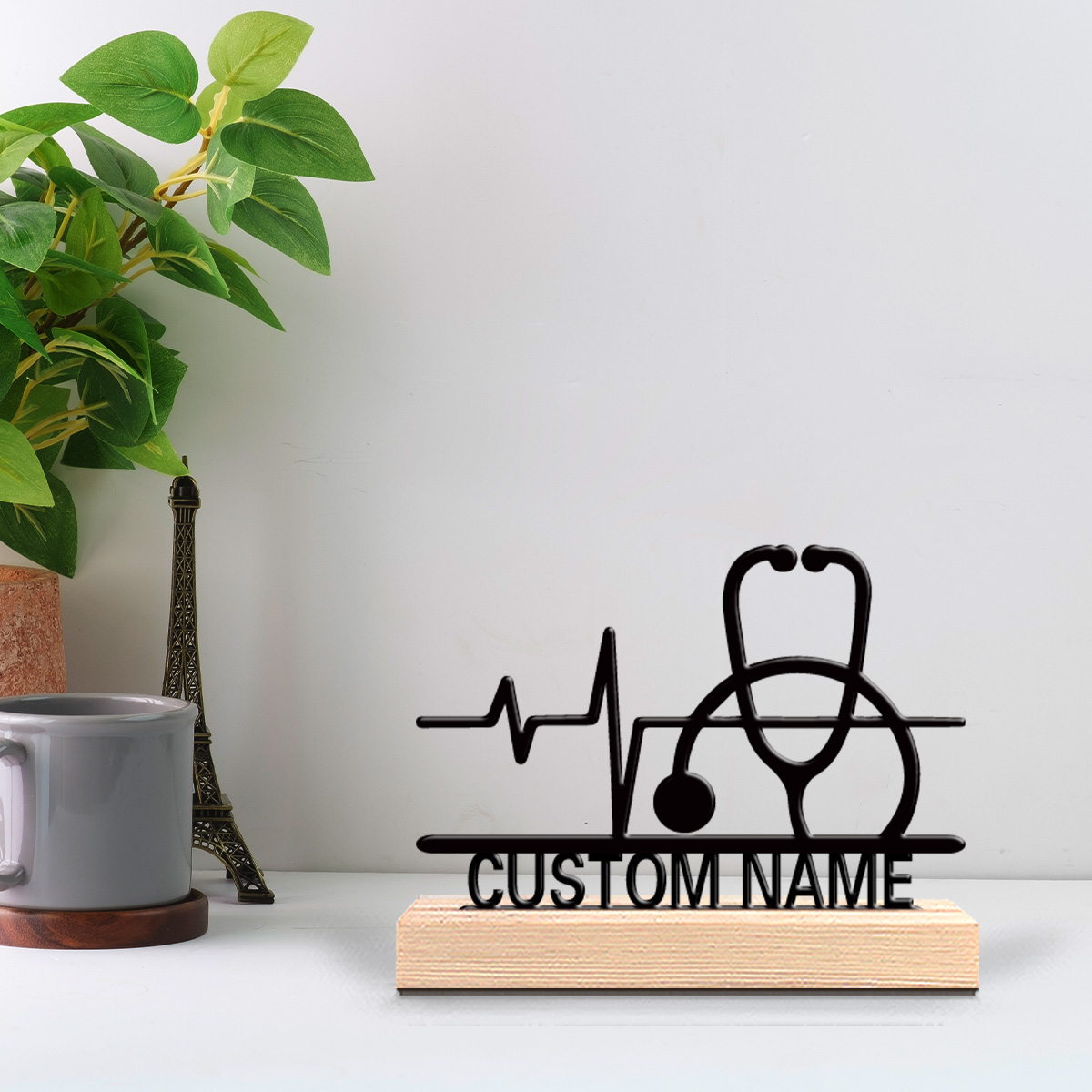 1 Buah Patung Logam Medis Kust - Home Office Industrial Style ulasan dan harga
