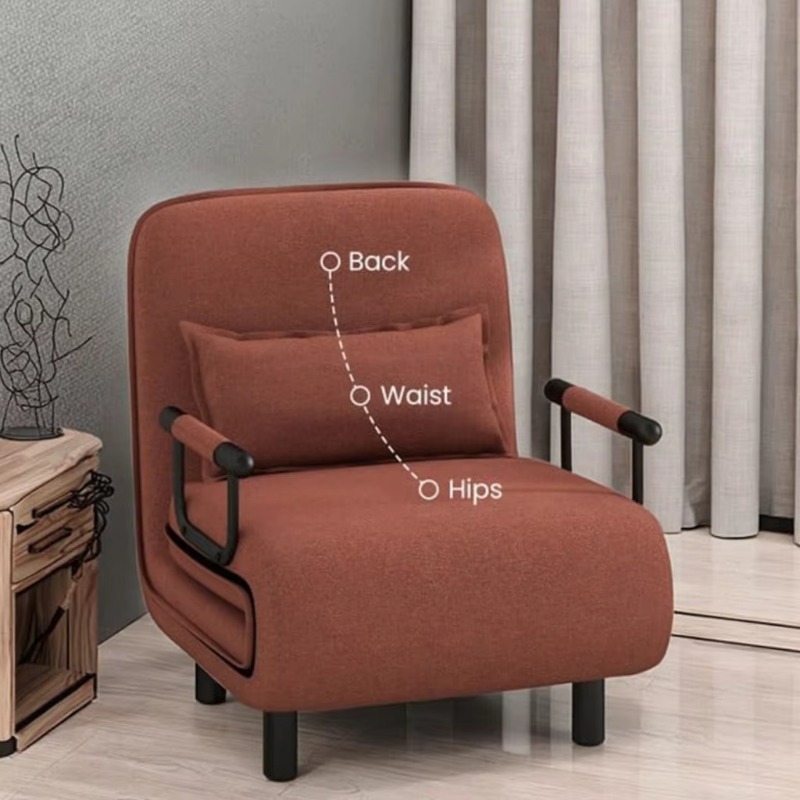 Beli 1 Kursi Sofa Bed Lipat 2- - Home Office Buy ulasan dan harga