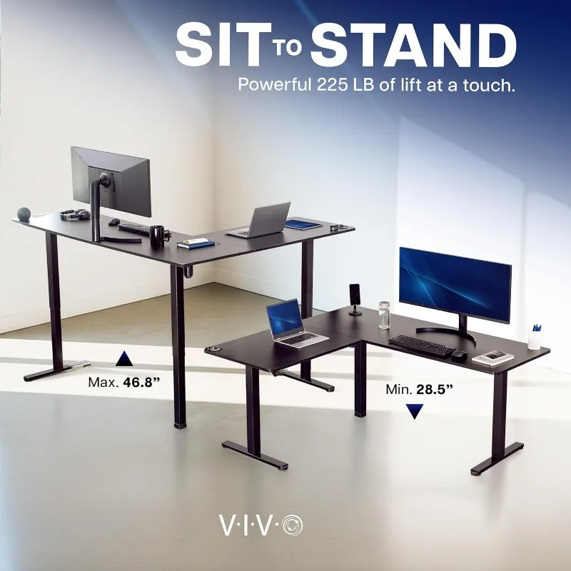 Meja Kerja Sudut VIVO yang Dap - Home Office Vivo ulasan dan harga