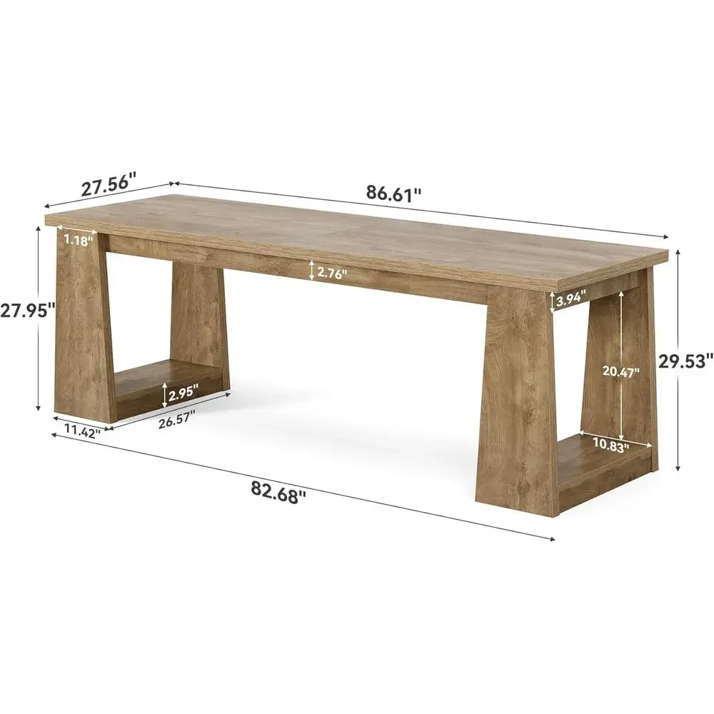 Meja Kantor Rumah untuk Dua Or - Home Office With Two Desks ulasan dan harga