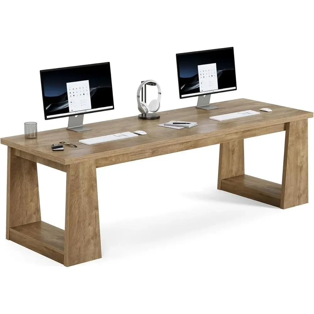 Meja Kantor Rumah untuk Dua Or - Home Office With Two Desks ulasan dan harga