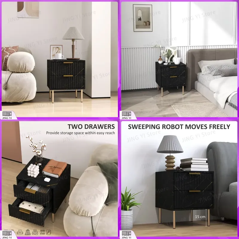 Meja Samping Tempat Tidur Dua  - Home Office With Two Desks ulasan dan harga