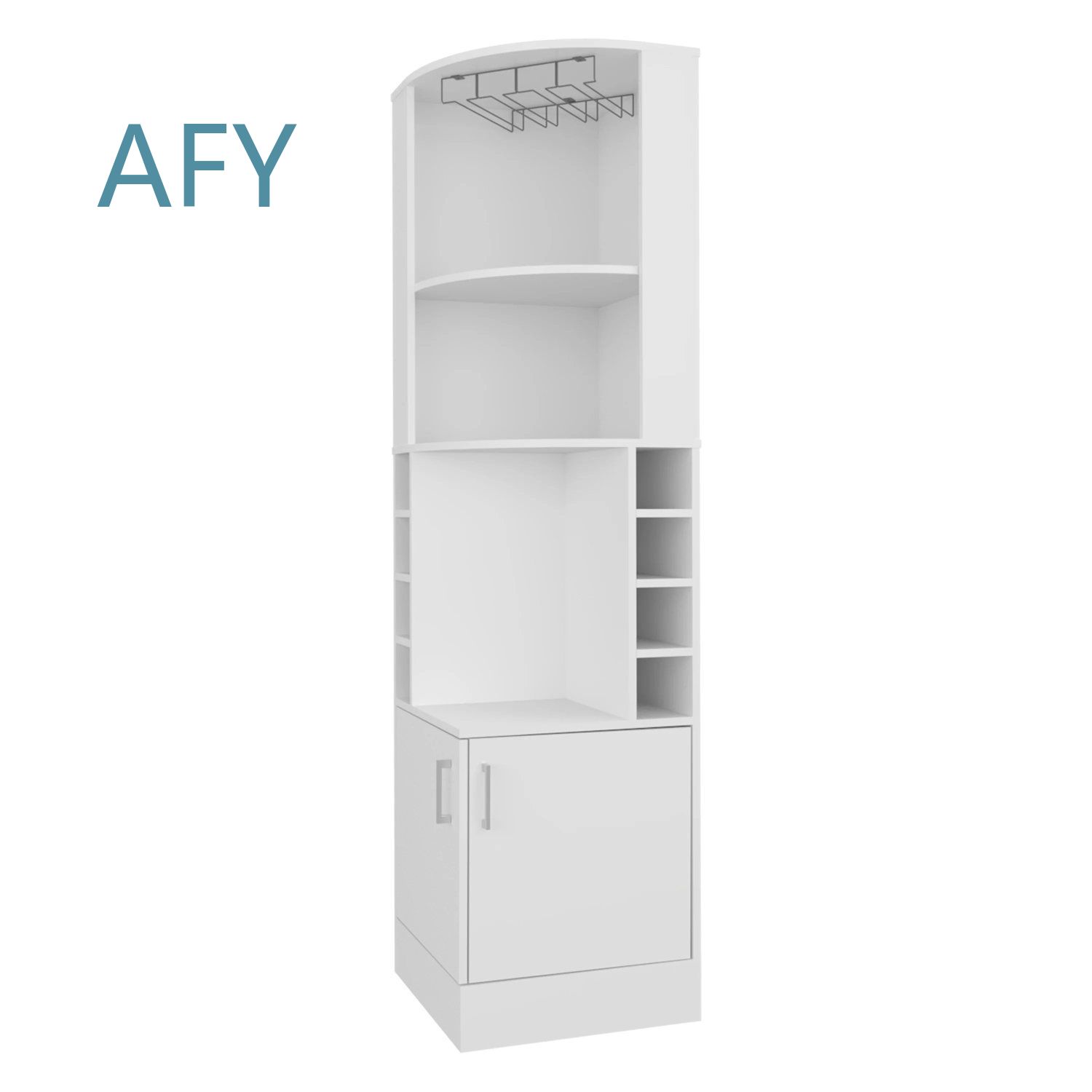 Kabinet Bar Sudut Putih dengan - Home Office Of Ikea ulasan dan harga
