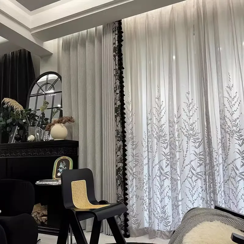 Tirai tebal nilon Jacquard kas - Home Office Buy ulasan dan harga
