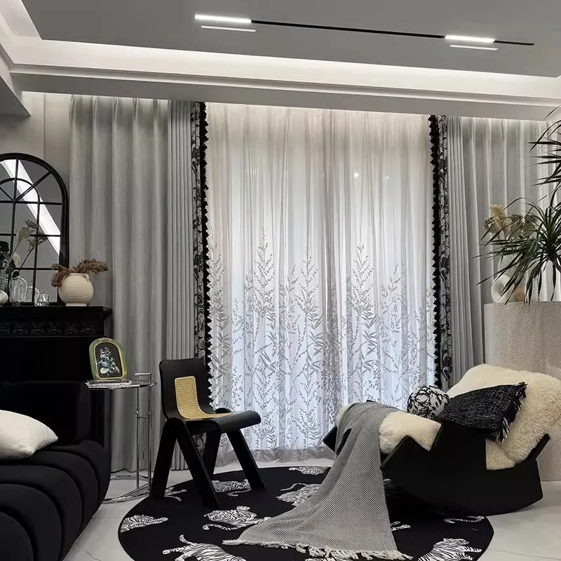 Tirai tebal nilon Jacquard kas - Home Office Buy ulasan dan harga