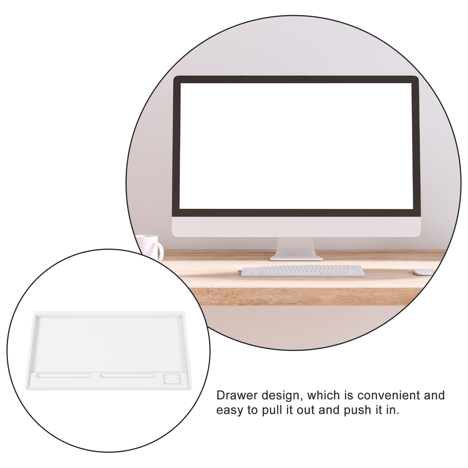 Baki Penyimpanan Keyboard Tipe - Keyboard Tray Under Desk ulasan dan harga