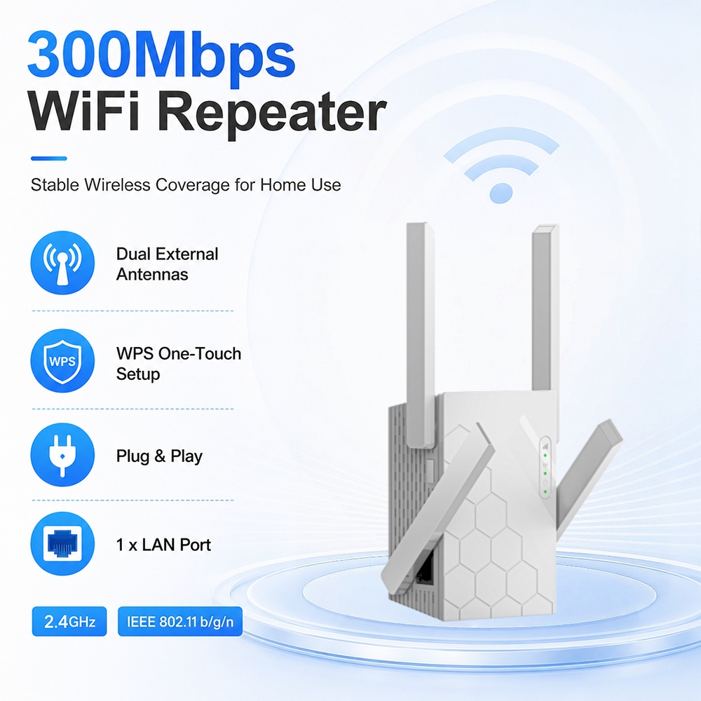 Penguat Sinyal WiFi Baru 802.1 - Home Office Border Force ulasan dan harga