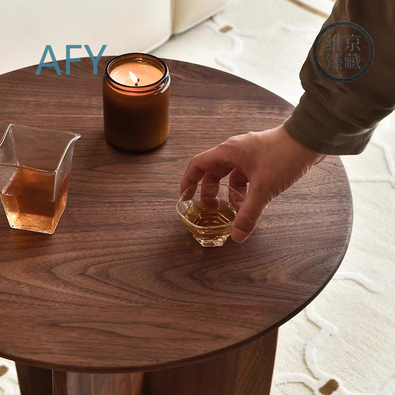 Meja Kopi Kayu Solid dengan Te - Home Office Of Ikea ulasan dan harga