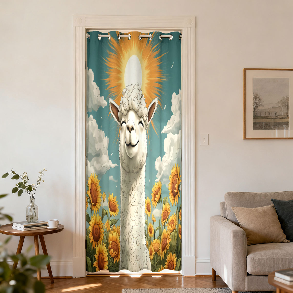Gorden Panel Tunggal Motif Bun - Home Office Rate ulasan dan harga