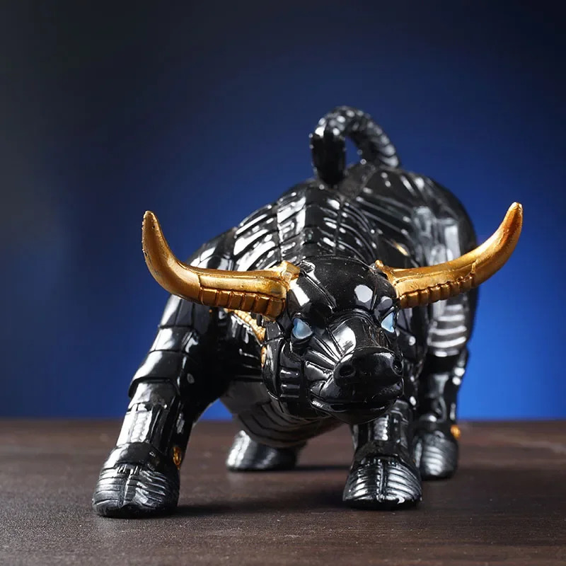Patung Robot Banteng Futuristi - Home Office Marketing ulasan dan harga